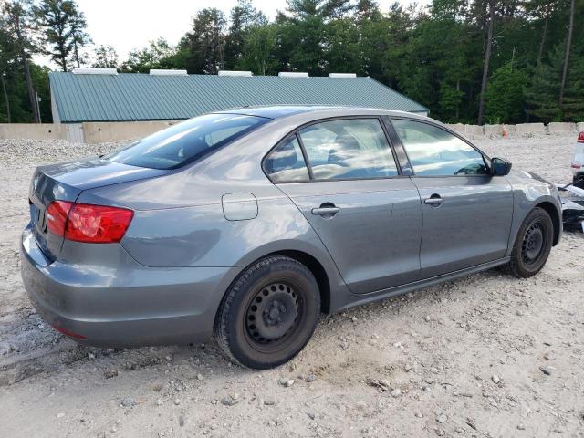 3VW1K7AJ3EM396439 - 2014 VOLKSWAGEN JETTA BASE GRAY photo 3