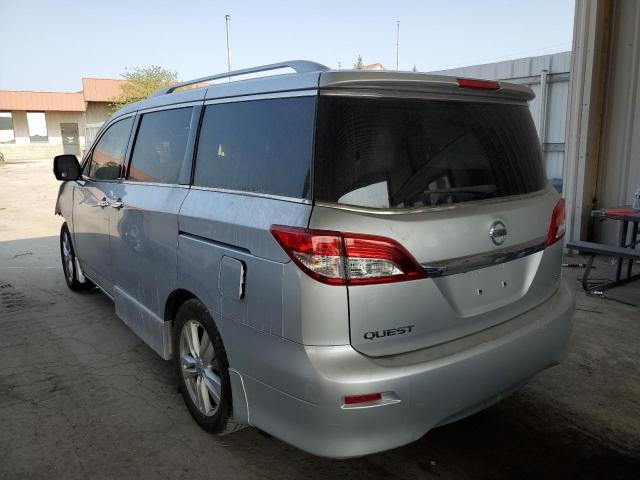 JN8AE2KPXE9105471 - 2014 NISSAN QUEST S SILVER photo 2