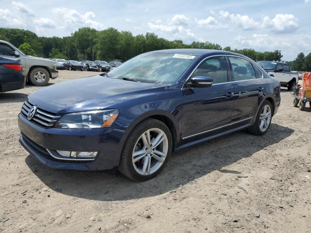 1VWCN7A31DC048530 - 2013 VOLKSWAGEN PASSAT SEL BLUE photo 1