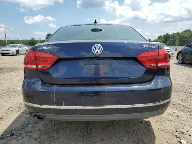 1VWCN7A31DC048530 - 2013 VOLKSWAGEN PASSAT SEL BLUE photo 6