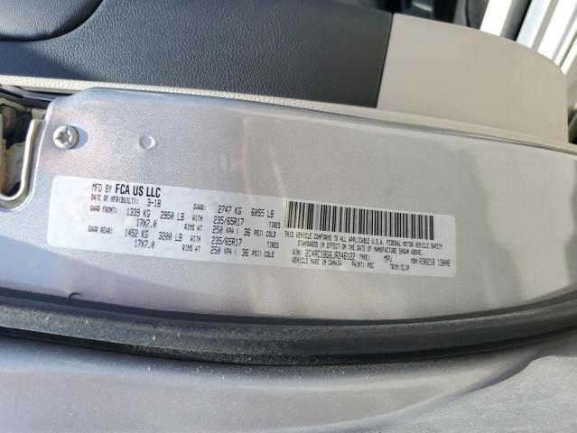 2C4RC1BG6JR246122 - 2018 CHRYSLER PACIFICA TOURING L SILVER photo 14
