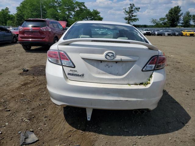 1YVHZ8BH1A5M44853 - 2010 MAZDA 6 I WHITE photo 6