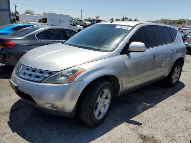 JN8AZ08T84W218431 - 2004 NISSAN MURANO SL SILVER photo 1