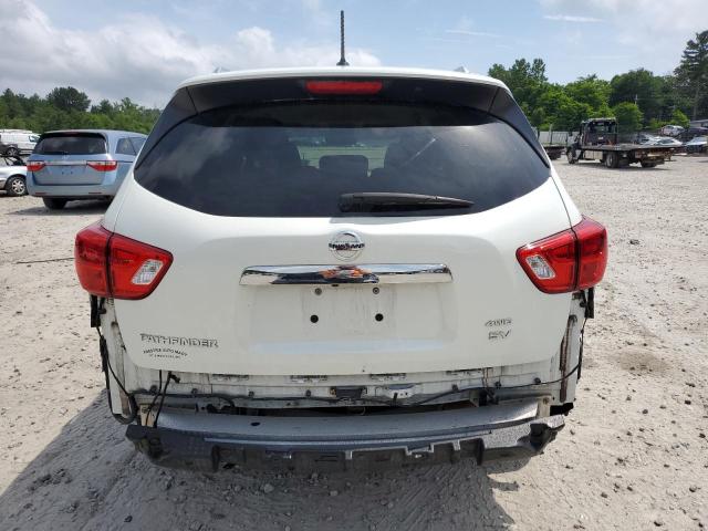 5N1DR2MMXJC643144 - 2018 NISSAN PATHFINDER S WHITE photo 6