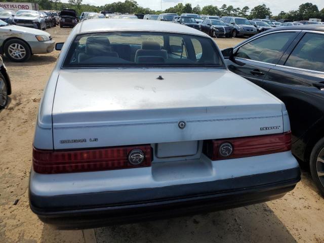 1MEBM6040JH627866 - 1988 MERCURY COUGAR LS SILVER photo 6