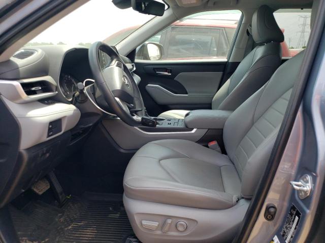 5TDGZRBH6NS204186 - 2022 TOYOTA HIGHLANDER XLE Mavi foto 7