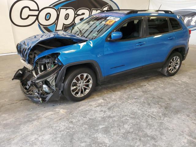 1C4PJLCB1JD621039 - 2018 JEEP CHEROKEE LATITUDE BLUE photo 1