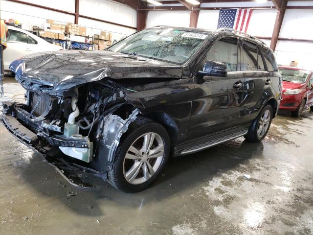 4JGDA5HB9EA422668 - 2014 MERCEDES-BENZ ML 350 4MATIC BLACK photo 1