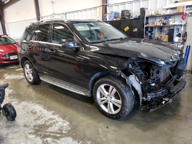 4JGDA5HB9EA422668 - 2014 MERCEDES-BENZ ML 350 4MATIC BLACK photo 4