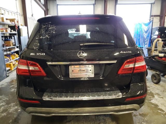 4JGDA5HB9EA422668 - 2014 MERCEDES-BENZ ML 350 4MATIC BLACK photo 6