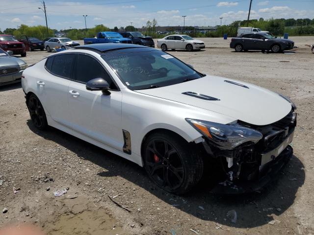 KNAE55LC8K6054590 - 2019 KIA STINGER GT2 WHITE photo 4