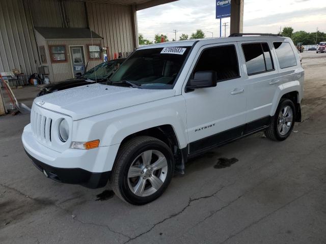 1C4NJPFA1ED576630 - 2014 JEEP PATRIOT LATITUDE WHITE photo 1