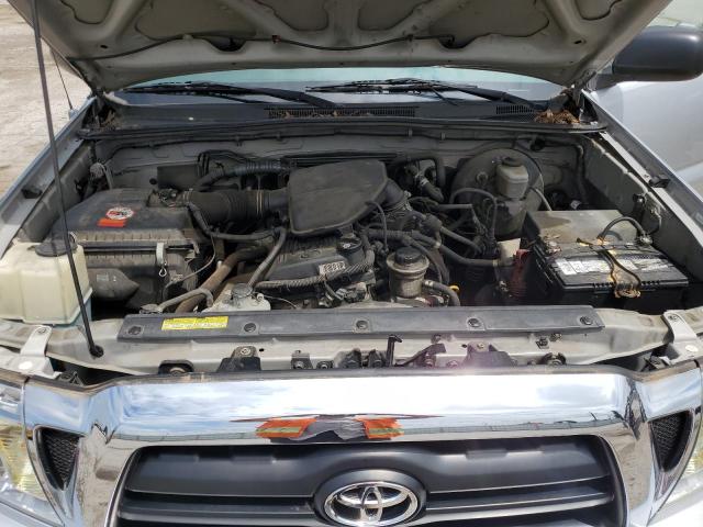 5TETX22NX6Z149683 - 2006 TOYOTA TACOMA ACCESS CAB ვერცხლისფერი ფოტო 11