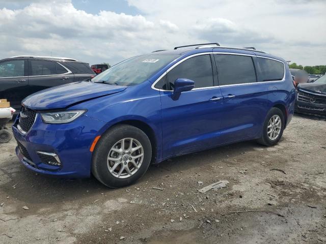 2C4RC1BG4MR539375 - 2021 CHRYSLER PACIFICA TOURING L BLUE photo 1