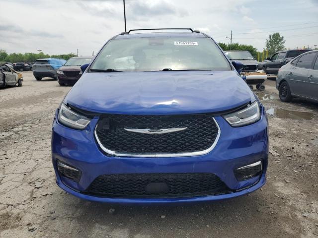 2C4RC1BG4MR539375 - 2021 CHRYSLER PACIFICA TOURING L BLUE photo 5