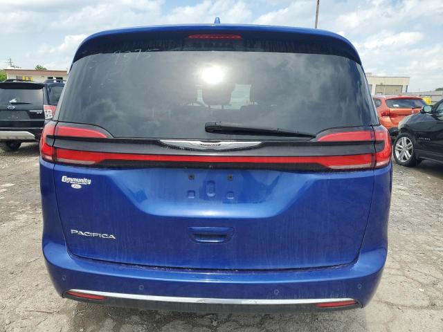 2C4RC1BG4MR539375 - 2021 CHRYSLER PACIFICA TOURING L BLUE photo 6