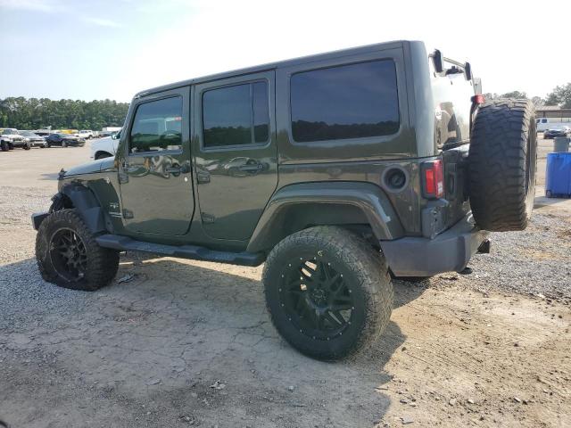 1C4HJWEG8GL105127 - 2016 JEEP WRANGLER U SAHARA Yaşıl foto 2