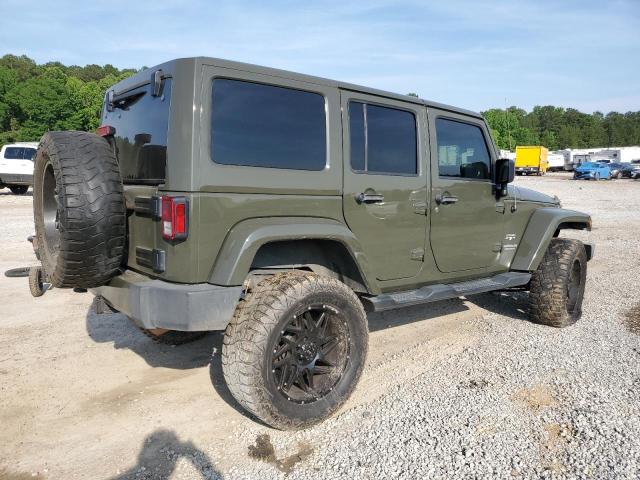 1C4HJWEG8GL105127 - 2016 JEEP WRANGLER U SAHARA Yaşıl foto 3