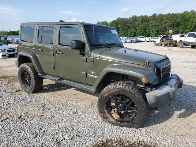 1C4HJWEG8GL105127 - 2016 JEEP WRANGLER U SAHARA Yaşıl foto 4
