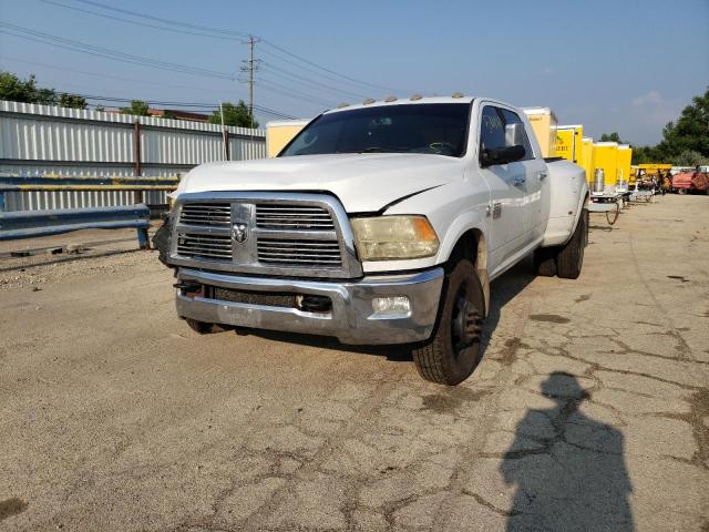 3C63DRML0CG343473 - 2012 DODGE RAM 3500 LARAMIE WHITE photo 1