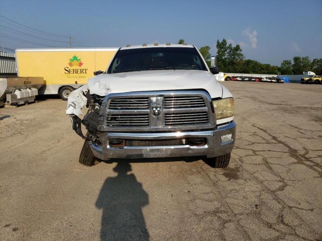 3C63DRML0CG343473 - 2012 DODGE RAM 3500 LARAMIE WHITE photo 5