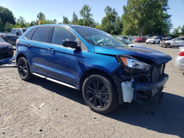 2FMPK4G94NBA07376 - 2022 FORD EDGE SE BLUE photo 4