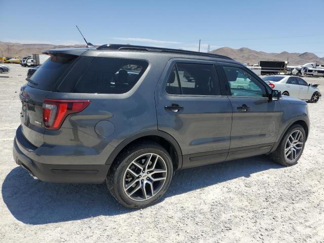 1FM5K8GT4KGA51795 - 2019 FORD EXPLORER SPORT GRAY photo 3