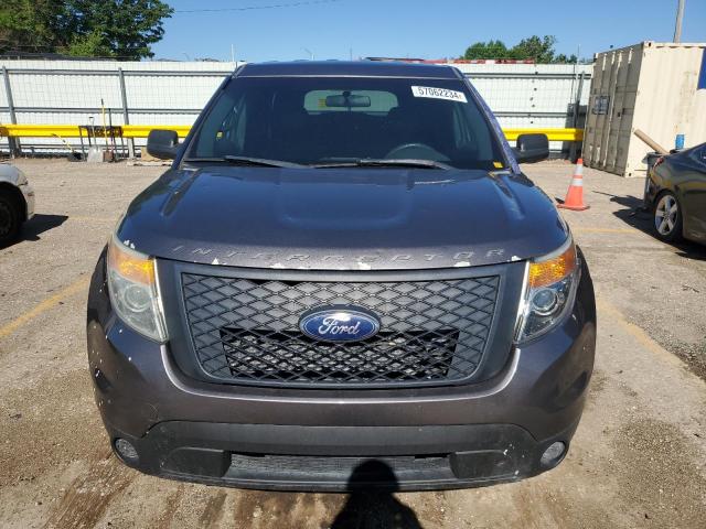 1FM5K8AT5FGB51595 - 2015 FORD EXPLORER POLICE INTERCEPTOR 灰色 照片 5