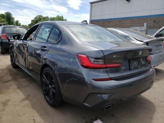 3MW5R7J0XL8B34573 - 2020 BMW 330XI GRAY photo 2