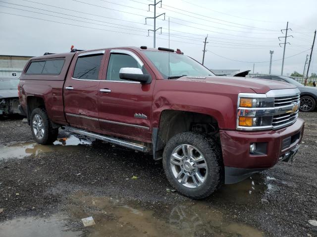 1GC1KXE84FF590182 - 2015 CHEVROLET SILVERADO K2500 HIGH COUNTRY BURGUNDY photo 4