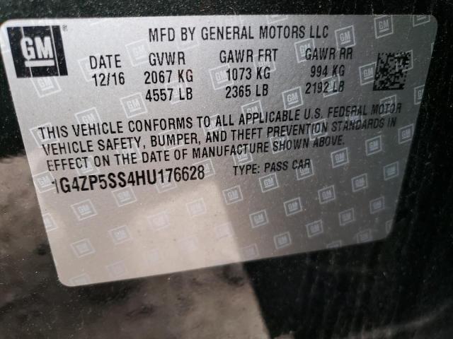 1G4ZP5SS4HU176628 - 2017 BUICK LACROSSE ESSENCE მწვანე ფოტო 13