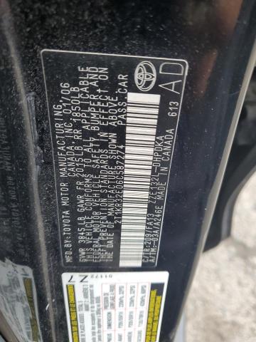 2T1KR32E06C587274 - 2006 TOYOTA COROLLA MA XR BLACK photo 13