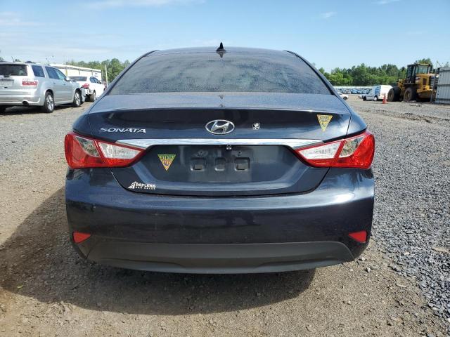 5NPEB4AC2EH853851 - 2014 HYUNDAI SONATA GLS BLACK photo 6