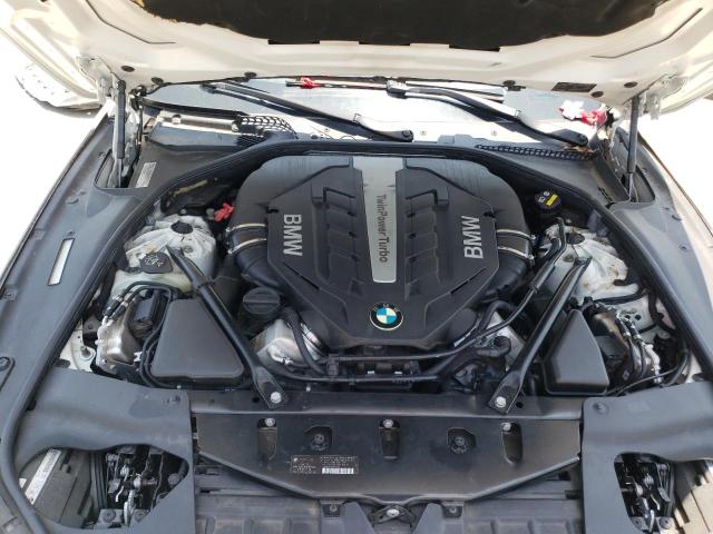 WBA6B2C56FGB99112 - 2015 BMW 650 I GRAN COUPE WHITE photo 11