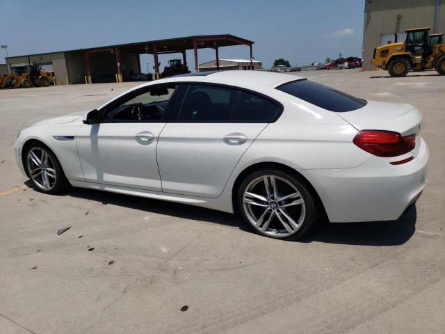 WBA6B2C56FGB99112 - 2015 BMW 650 I GRAN COUPE WHITE photo 2