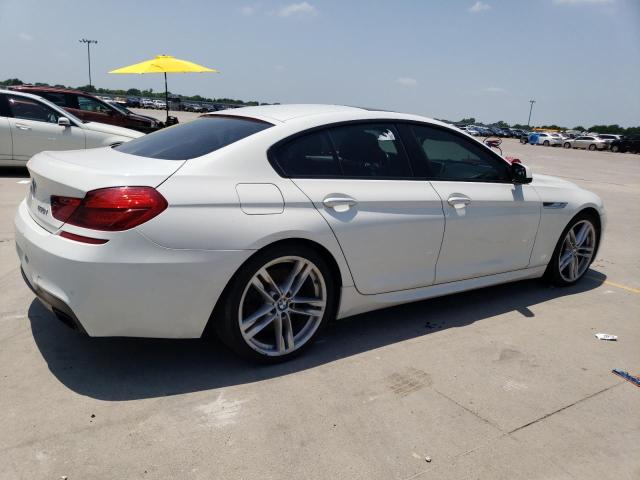 WBA6B2C56FGB99112 - 2015 BMW 650 I GRAN COUPE WHITE photo 3
