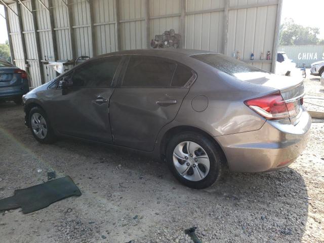 2HGFB2F51DH559725 - 2013 HONDA CIVIC LX GRAY photo 2