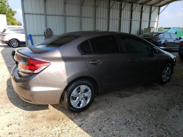 2HGFB2F51DH559725 - 2013 HONDA CIVIC LX GRAY photo 3