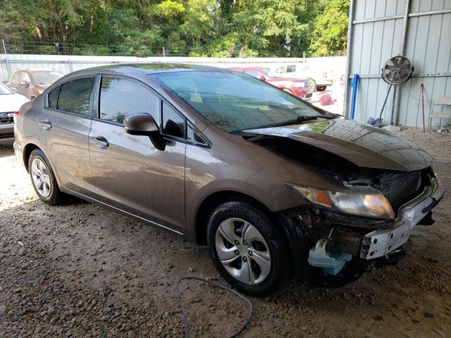 2HGFB2F51DH559725 - 2013 HONDA CIVIC LX GRAY photo 4