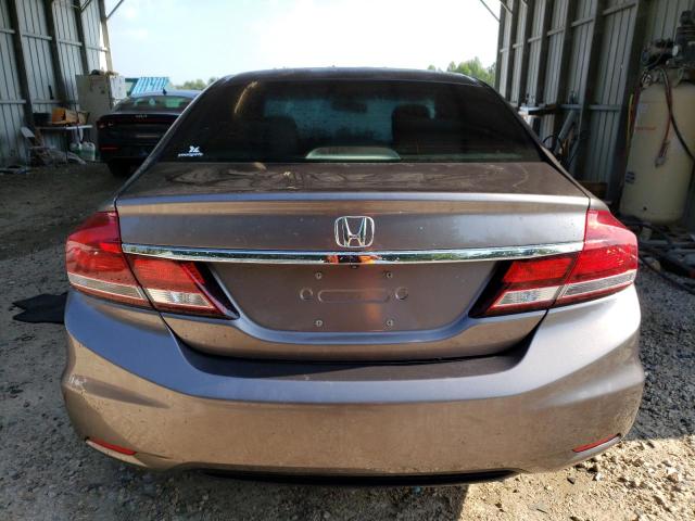 2HGFB2F51DH559725 - 2013 HONDA CIVIC LX GRAY photo 6