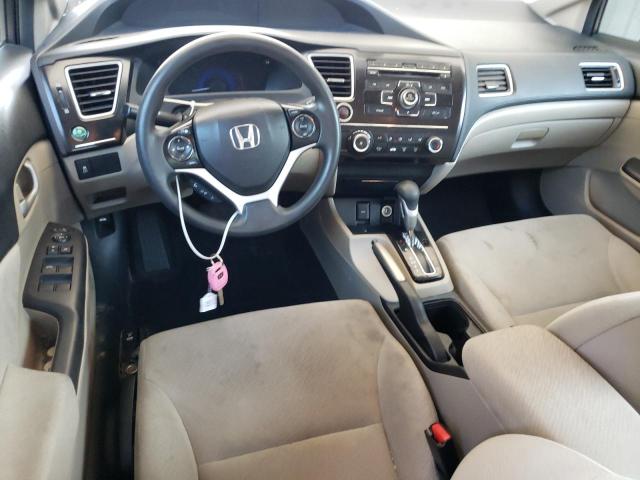 2HGFB2F51DH559725 - 2013 HONDA CIVIC LX GRAY photo 8