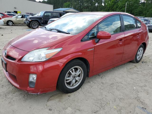 JTDKN3DU8A5123946 - 2010 TOYOTA PRIUS RED photo 1