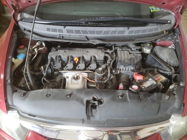 2HGFA16619H322519 - 2009 HONDA CIVIC LX-S أحمر صورة 11
