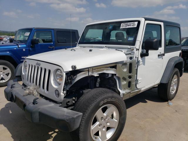 1C4AJWAG4FL567349 - 2015 JEEP WRANGLER SPORT WHITE photo 1