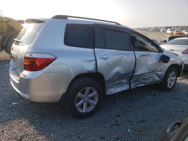 JTEDS41A782035124 - 2008 TOYOTA HIGHLANDER SILVER photo 3