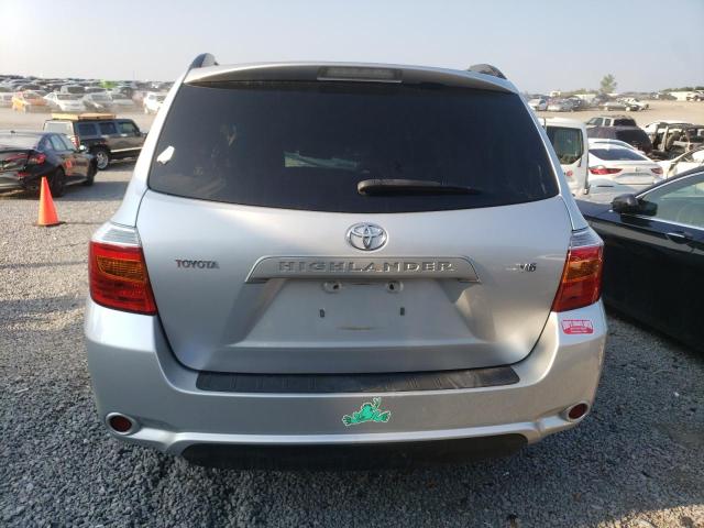 JTEDS41A782035124 - 2008 TOYOTA HIGHLANDER SILVER photo 6