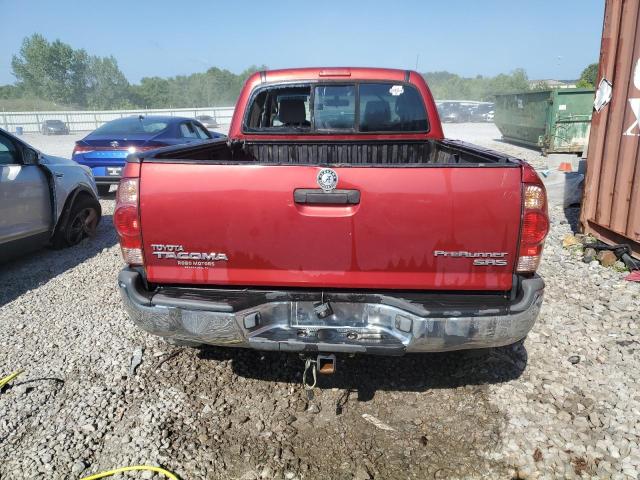 5TETX62NX7Z393455 - 2007 TOYOTA TACOMA PRERUNNER ACCESS CAB RED photo 6