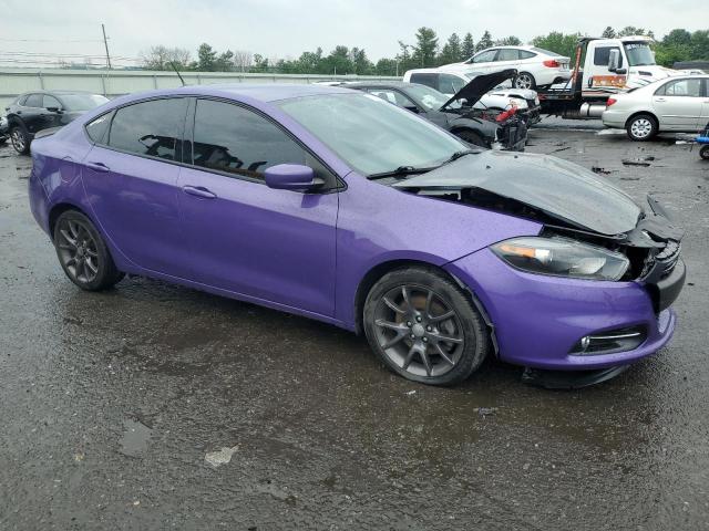 1C3CDFBB9FD268005 - 2015 DODGE DART SXT PURPLE photo 4