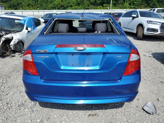 3FAHP0HA9BR259994 - 2011 FORD FUSION SE BLUE photo 6