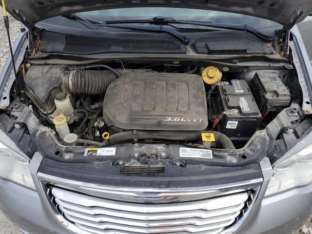 2C4RC1CG7GR247299 - 2016 CHRYSLER TOWN & COU TOURING L SILVER photo 12